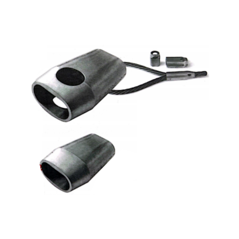 SAFETYLIFT Aluminum Ferrule Form C German Type na may Inspection Hole