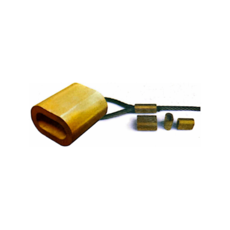 German Oval Copper Ferrules para sa Wire Rope Crimping at Pagwawakas