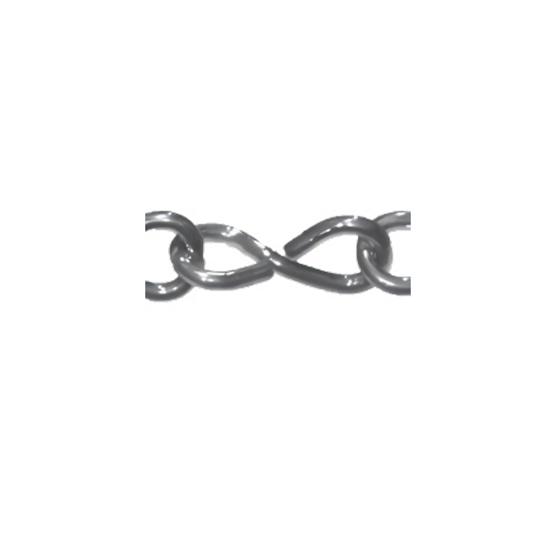 Maliwanag na Zinc Plated Low-Carbon Steel Single Jack Chain